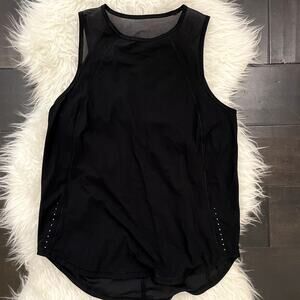 Lululemon Sculpt Tank II Black Workout Tank Top Womens Size 8
